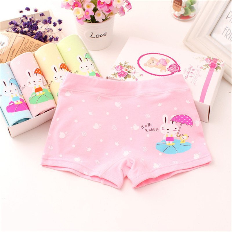 Hot Sale Girls Panties: Soft 100% Cotton with Elastic Stretch Underwear