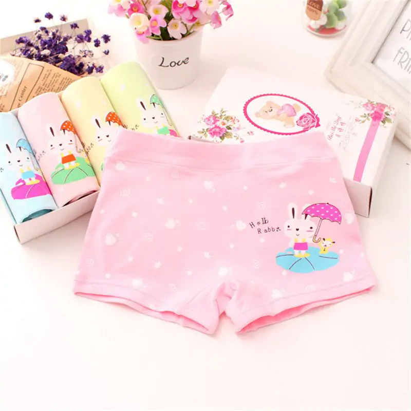 Hot Sale Girls Panties: Soft 100% Cotton with Elastic Stretch Underwear