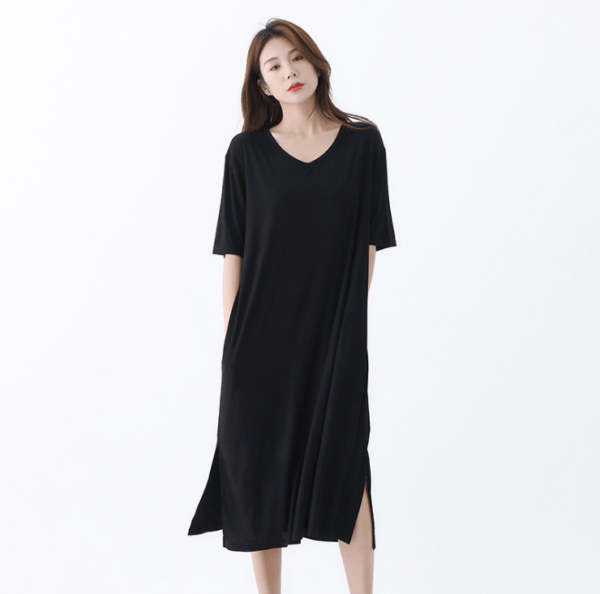 2024 Ladies’ Loose Cotton Pajamas with Pockets – Perfect Sleepwear for All Seasons