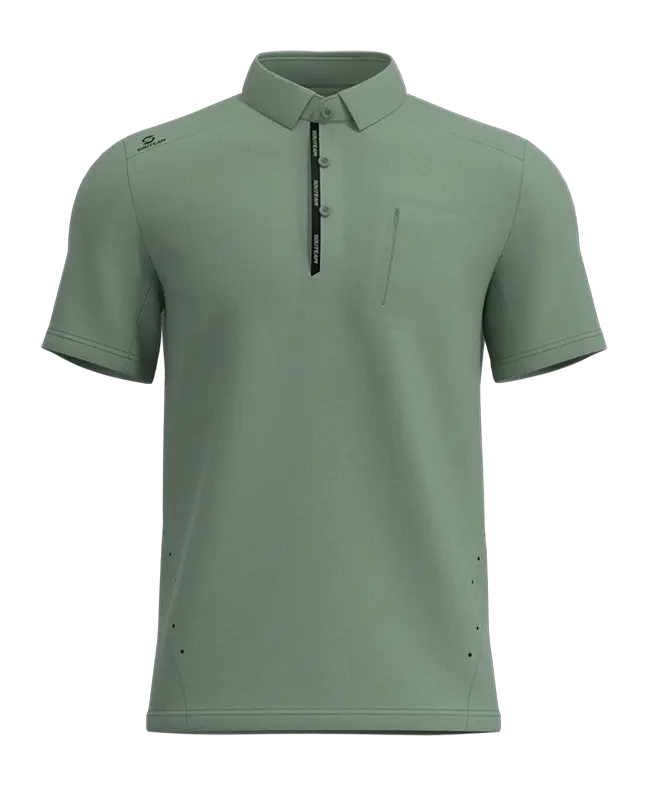 Men’s Sports Lapel Short Sleeve Shirt